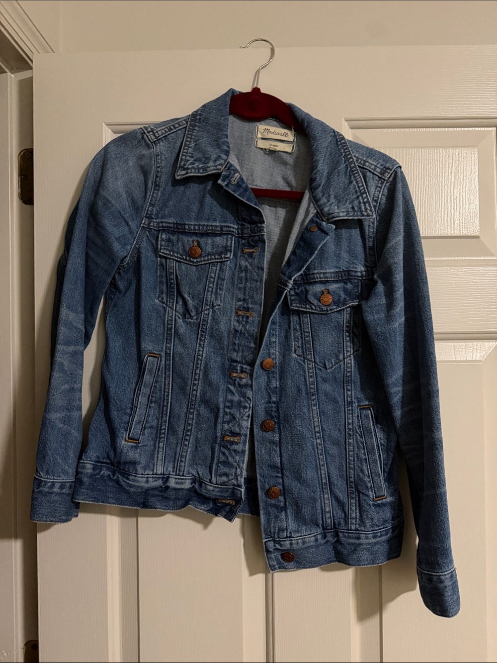 Madewell Washed Blue Denim  Jacket